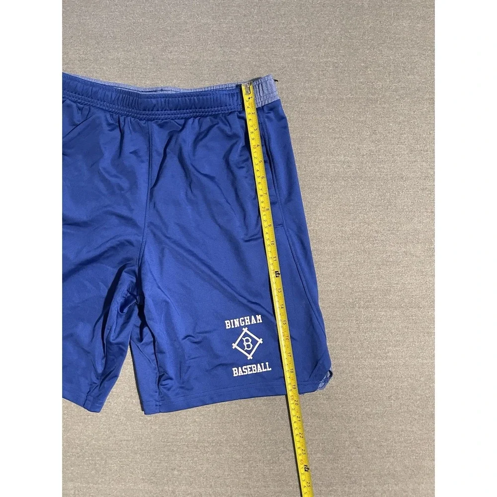 Under Armour Bingham Baseball Shorts Men's Large Blue Athletic Training Gym